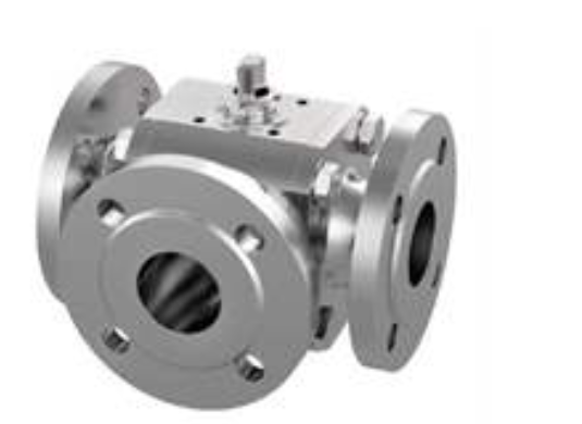 Type D 3-Way Ball Valve,Horizontal