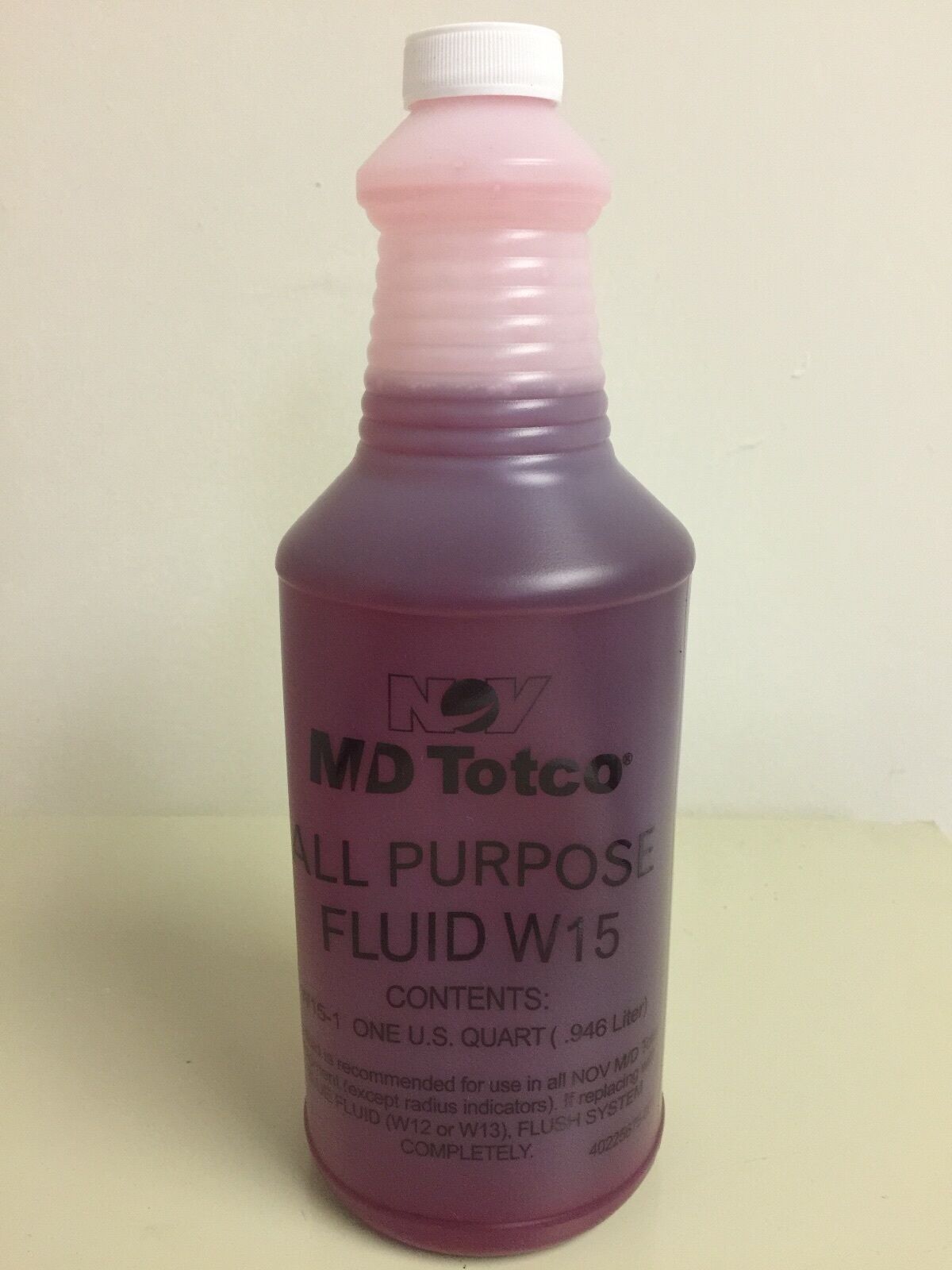 MD TOTCO W-15 Enstrüman Sıvısı Kırmızı Martin-Decker Ağırlık Göstergesi