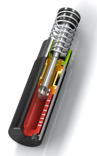 ACE Controls MC3325-2-HT Aşırı sıcaklık ve yüksek çevrimli uygulamalar için endüstriyel amortisörler