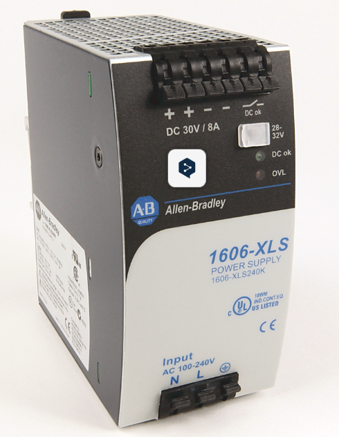 1606-XLS240K DIN‑ray montajlı DC Güç Kaynağı Input 28 to 32VDC Out 240W PS