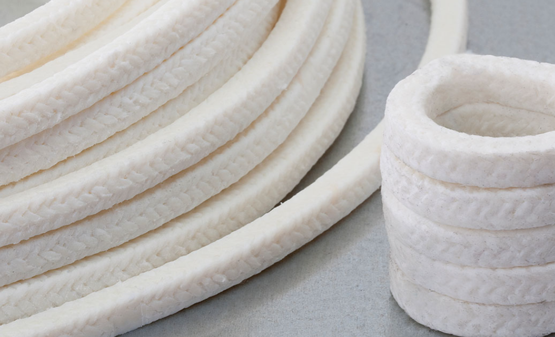 LATTYflon 2790 Gıda ile temas eden örgülü malzeme, dinamik sızdırmazlık için CE 1935/2004 standardına uygundur.