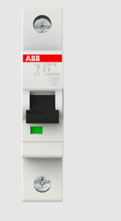 2CDS271001R0064; S 201 M-C 6  1x6A C-otomat 10 kA Otomatik sigorta