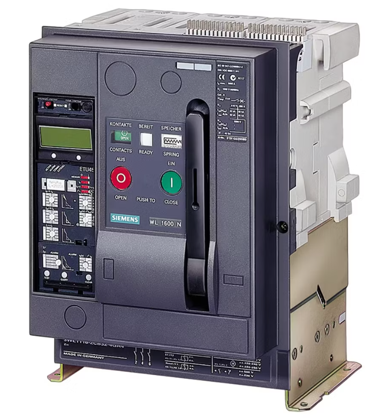 SIEMENS 3WL1108-3BB36-1AA2 800A 3P 66kA Air Circuit Breakers ETU 15 LI