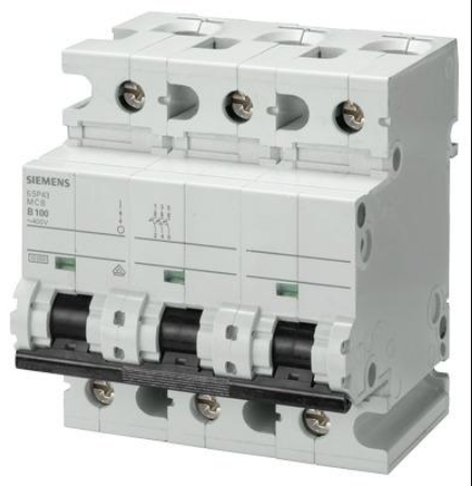 SIEMENS 5SP4191-7 100A 1P 10kA C Miniature Circuit Breaker